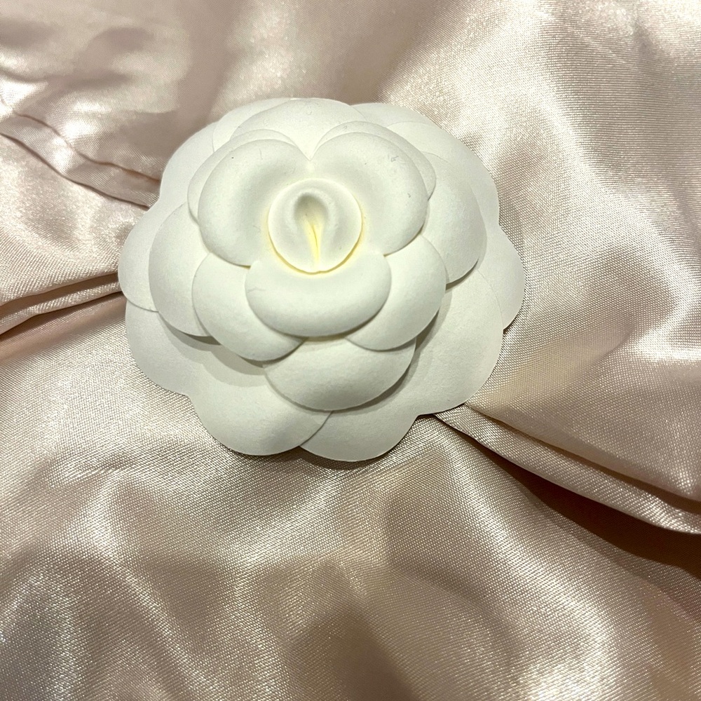 Authentic Chanel camellia flower sticker